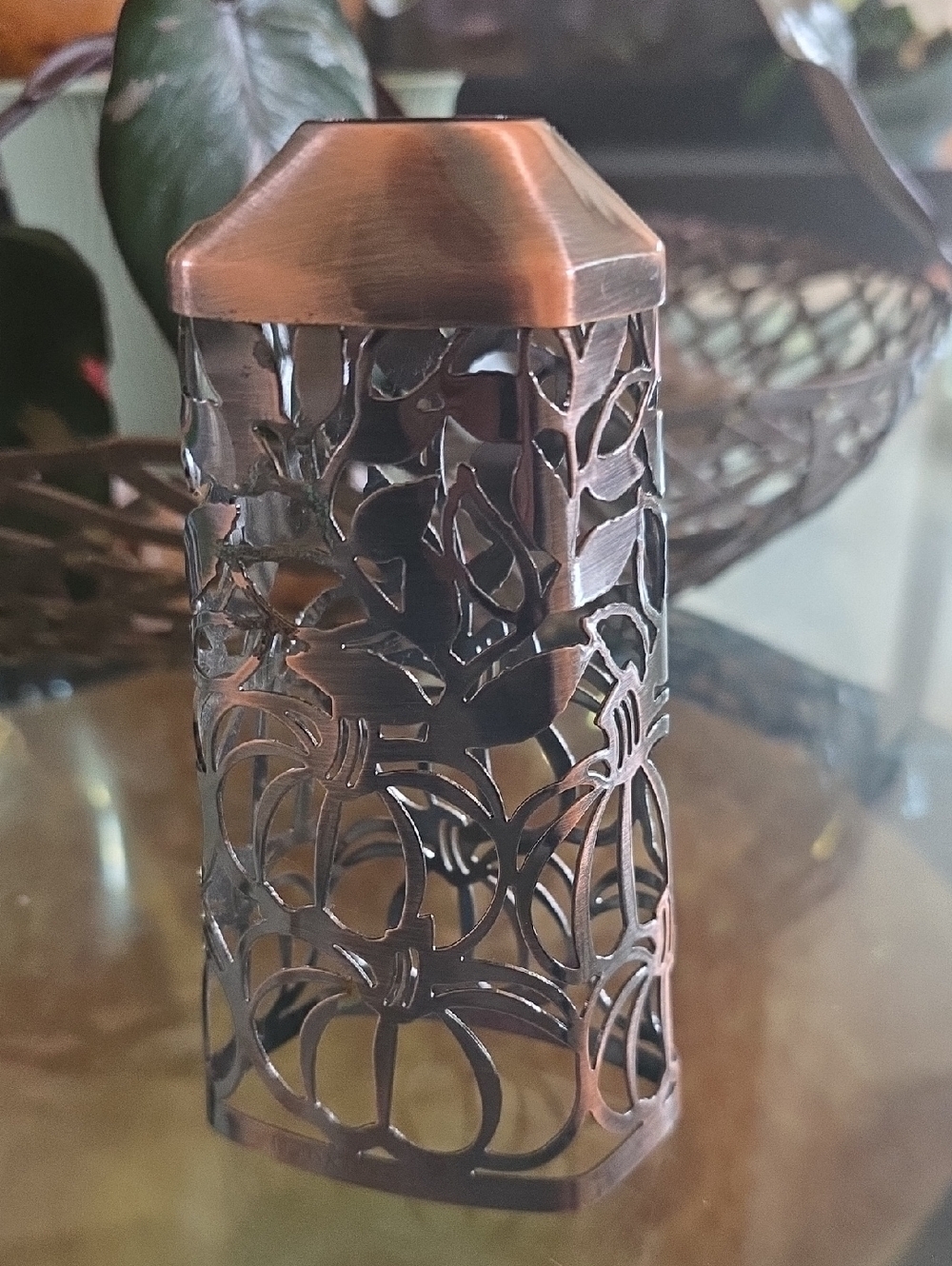 Bath & Body Works Sleeve Cover Holder Copper Pumpkin